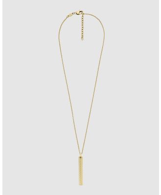Fossil - Harlow Gold Tone Necklace - Jewellery (Gold) Harlow Gold Tone Necklace