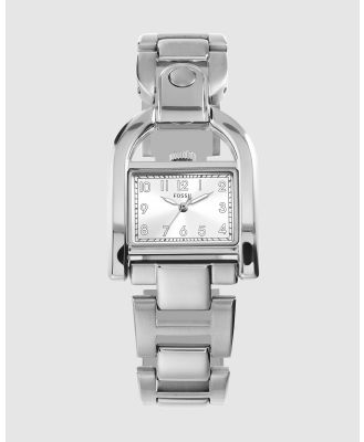 Fossil - Harwell Silver Tone Analogue Watch - Watches (Silver) Harwell Silver Tone Analogue Watch
