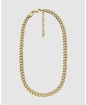 Fossil - Jewelry Gold Tone Necklace - Jewellery (Gold) Jewelry Gold Tone Necklace