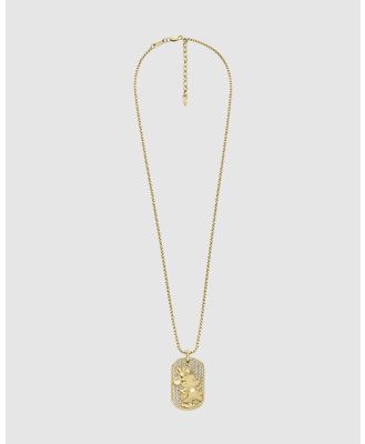 Fossil - Jewelry Gold Tone Pendant Necklace - Jewellery (Gold) Jewelry Gold Tone Pendant Necklace