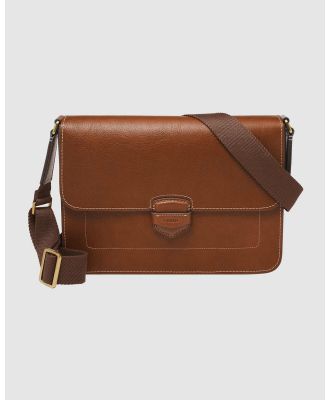 Fossil - Lennox Brown Messenger Bag - Bags (brown) Lennox Brown Messenger Bag