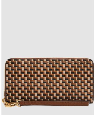 Fossil - Logan Brown Clutch - Clutches (brown) Logan Brown Clutch