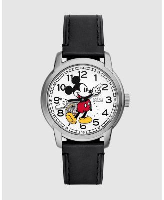 Fossil - Mickey Mouse Black Analogue Watch - Watches (Black) Mickey Mouse Black Analogue Watch