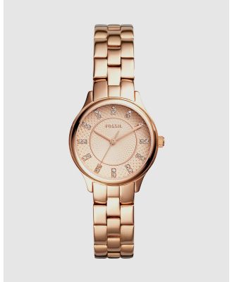 Fossil - Modern Sophisticate Rose Gold Tone Analogue Watch - Watches (ROSE GOLD) Modern Sophisticate Rose Gold-Tone Analogue Watch