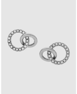 Fossil - Silver Tone Stud Earring - Jewellery (Silver) Silver-Tone Stud Earring