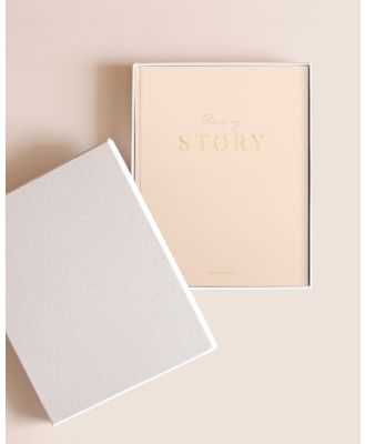 Fox & Fallow - My Story Memoir Journal Cream Boxed - Home (Cream) My Story Memoir Journal Cream Boxed