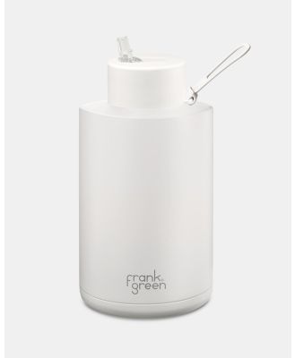 Frank Green - 68oz Stainless Steel Ceramic Reusable Bottle with Straw Lid Cloud - Home (Cloud) 68oz Stainless Steel Ceramic Reusable Bottle with Straw Lid Cloud