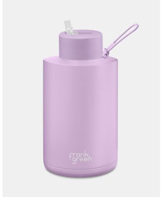 Frank Green - 68oz Stainless Steel Ceramic Reusable Bottle with Straw Lid Lilac Haze - Home (Lilac Haze) 68oz Stainless Steel Ceramic Reusable Bottle with Straw Lid Lilac Haze