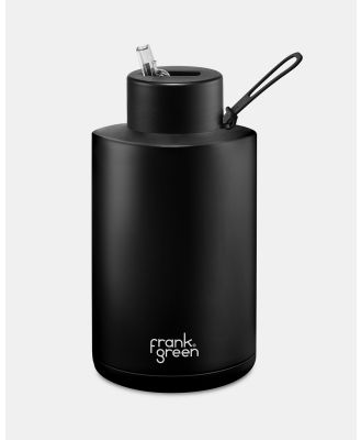 Frank Green - 68oz Stainless Steel Ceramic Reusable Bottle with Straw Lid Midnight - Home (Midnight) 68oz Stainless Steel Ceramic Reusable Bottle with Straw Lid Midnight
