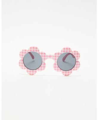 Frankie Ray - Daisy   Babies - Sunglasses (Pink Gingham Check) Daisy - Babies