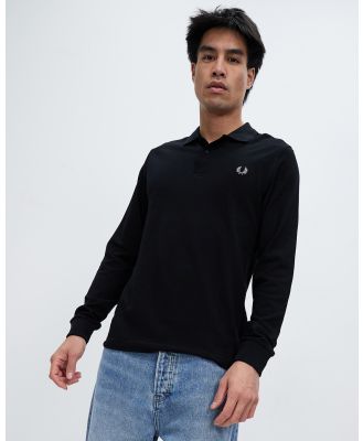 Fred Perry - LS Plain Fred Perry Shirt - Shirts & Polos (Black) LS Plain Fred Perry Shirt