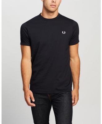 Fred Perry - Ringer T Shirt - T-Shirts & Singlets (608 Navy) Ringer T-Shirt