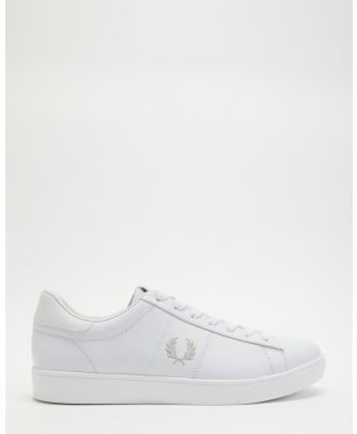 Fred Perry - Spencer Leather   Unisex - Sneakers (White) Spencer Leather - Unisex