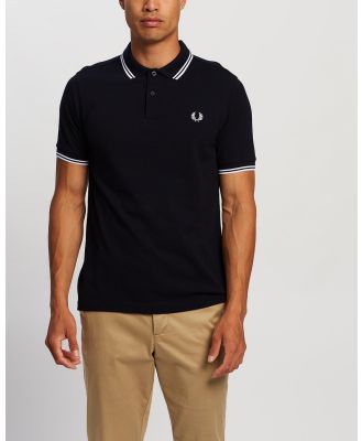 Fred Perry - Twin Tipped Polo Shirt - Shirts & Polos (Navy & White) Twin Tipped Polo Shirt