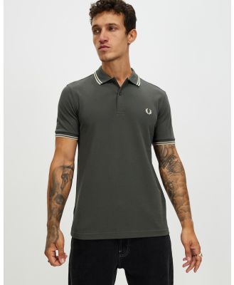 Fred Perry - Twin Tipped Shirt - Shirts & Polos (Field Green & Oatmeal) Twin Tipped Shirt