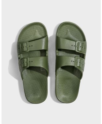 Freedom Moses - Slides   Kids - Casual Shoes (Cactus) Slides - Kids