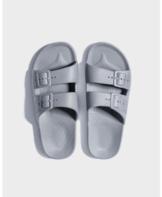 Freedom Moses - Slides   Kids - Casual Shoes (Grey) Slides - Kids