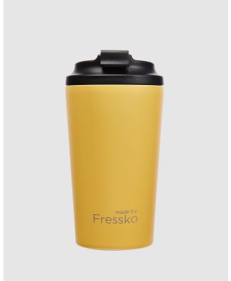 Fressko - Grande 16oz Reusable Coffee Cup - Home (Yellow) Grande 16oz Reusable Coffee Cup