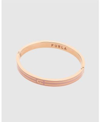 Furla - Furla Arch Stripe - Watches (Rose Gold Tone) Furla Arch Stripe