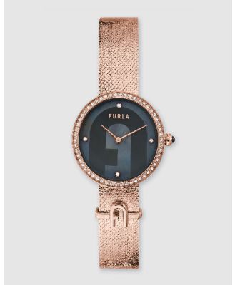 Furla - Furla Small Logo - Watches (Rose Gold Tone) Furla Small Logo