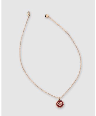 Furla - Furla Valentines Day Necklace - Watches (Rose Gold) Furla Valentines Day Necklace