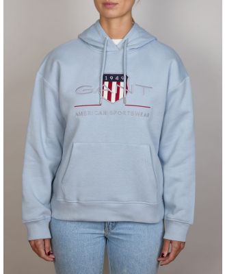 Gant - Archive Shield Hoodie - Hoodies (DOVE BLUE) Archive Shield Hoodie