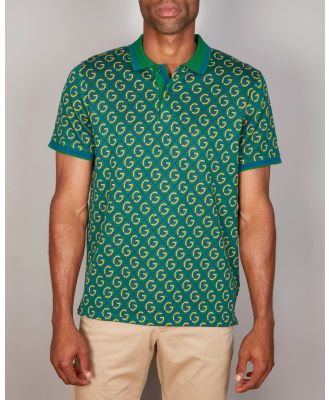 Gant - Jacquard Polo Shirt - Shirts & Polos (STRONG GREEN) Jacquard Polo Shirt