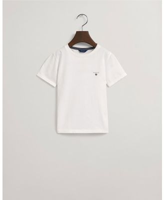 Gant - Kids Original T Shirt - T-Shirts & Singlets (WHITE) Kids Original T-Shirt