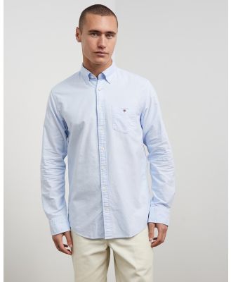 Gant - The Oxford Shirt Reg BD - Shirts & Polos (Capri Blue) The Oxford Shirt Reg BD