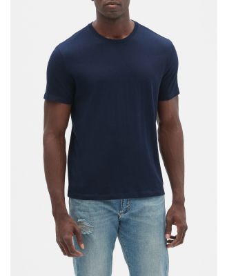 Gap - Everyday Crewneck T Shirt - Short Sleeve T-Shirts (NAVY) Everyday Crewneck T-Shirt