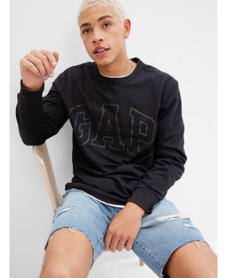 Gap - Gap Logo Sweatshirt - Hoodies (BLACK) Gap Logo Sweatshirt