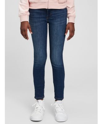 Gap - Kids Everyday Super Skinny Jeans with Washwell - Slim (BLUE) Kids Everyday Super Skinny Jeans with Washwell