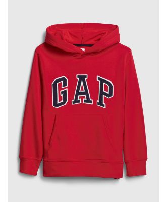 Gap - Kids Gap Logo Hoodie - Hoodies (RED) Kids Gap Logo Hoodie