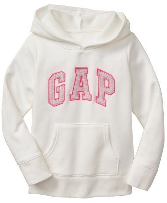 Gap - Kids Gap Logo Hoodie Sweatshirt - Sweats (NEUTRALS) Kids Gap Logo Hoodie Sweatshirt