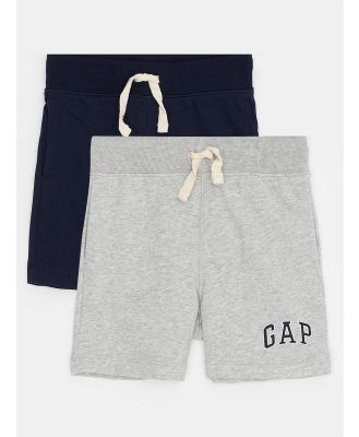 Gap - Kids Gap Logo Pull On Shorts (2 Pack) - Shorts (MULTI) Kids Gap Logo Pull-On Shorts (2-Pack)