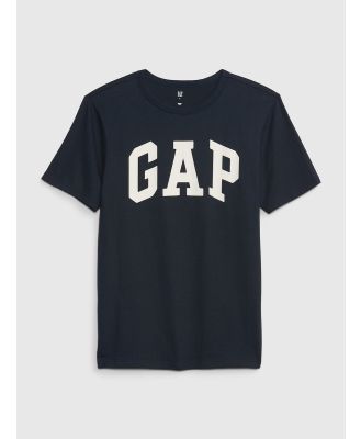 Gap - Kids Gap Logo T Shirt - Short Sleeve T-Shirts (BLUE) Kids Gap Logo T-Shirt