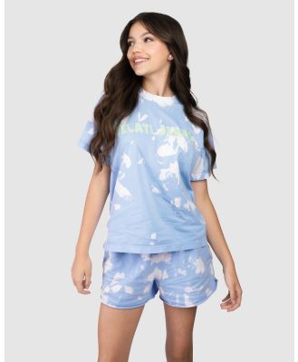 Gelati Jeans Teen - Head In The Clouds Tee - Short Sleeve T-Shirts (Pale Blue) Head In The Clouds Tee