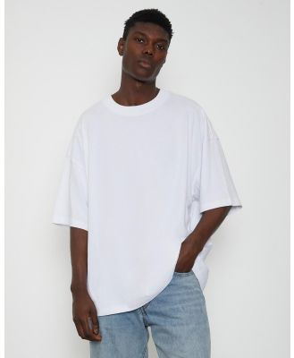 General Pants Co. Basics - OG Oversized T Shirt - Short Sleeve T-Shirts (WHITE) OG Oversized T-Shirt