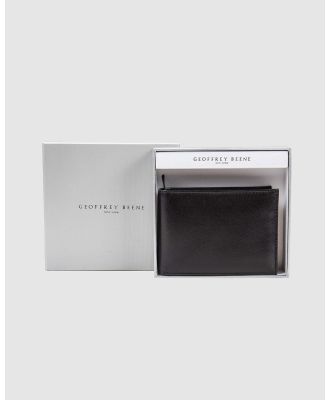Geoffrey Beene - Trifold Wallet with Card Slots - Wallets (BLACK) Trifold Wallet with Card Slots
