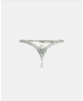 Georgini - Scarborough Freshwater Pearl Silver Ring - Jewellery (Silver) Scarborough Freshwater Pearl Silver Ring