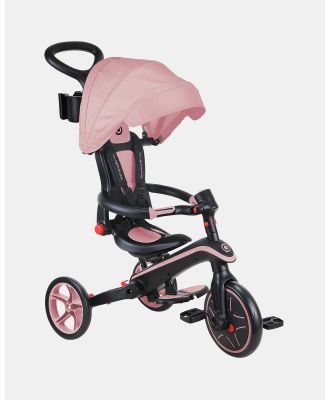 Globber - Explorer Trike 4 in 1 Foldable - Scooters (Pastel Pink & Deep Pink) Explorer Trike 4-in-1 Foldable