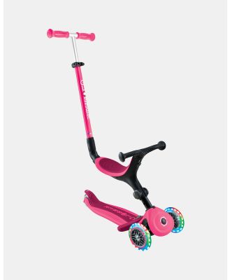 Globber - Go Up Active Scooter with Lights - Scooters (Dark Pink) Go Up Active Scooter with Lights