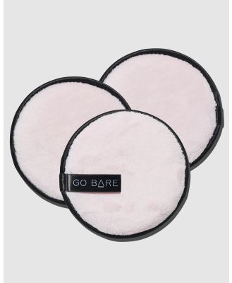 GO BARE - Reusable Face Pad   3 Pack - Tools (Pink) Reusable Face Pad - 3 Pack