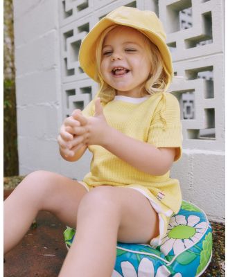 Goldie + Ace - Goldie Waffle Bucket Hat   Babies Kids - Hats (Sunshine) Goldie Waffle Bucket Hat - Babies-Kids