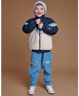 Goldie + Ace - Kit Corduroy Pocket Pants   Babies Kids - Sweatpants (Lake) Kit Corduroy Pocket Pants - Babies-Kids