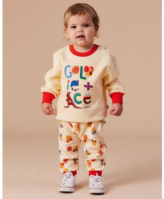 Goldie + Ace - Klip On Koala Lightweight Sweatpants   Babies Kids - Pants (Vanilla) Klip On Koala Lightweight Sweatpants - Babies-Kids