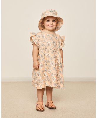Goldie + Ace - Peachy Keen Daisy Lani Dress   ICONIC EXCLUSIVE - Dresses (Peachy Keen Daisy) Peachy Keen Daisy Lani Dress - ICONIC EXCLUSIVE