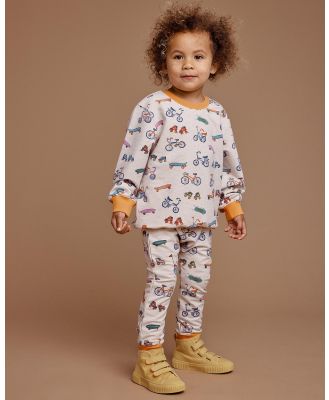 Goldie + Ace - Play All Day Relaxed Sweatpants - Pants (Oat Marle) Play All Day Relaxed Sweatpants