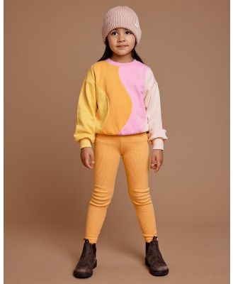 Goldie + Ace - Rio Wave Sweater   Babies Kids - Sweats (Pink Gold Multi) Rio Wave Sweater - Babies-Kids