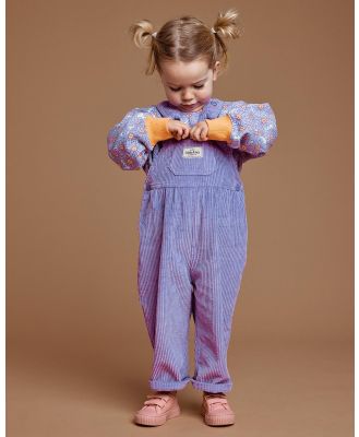 Goldie + Ace - Sammy Corduroy Overalls   Babies Kids ICONIC EXCLUSIVE - All onesies (Lilac) Sammy Corduroy Overalls - Babies-Kids ICONIC EXCLUSIVE